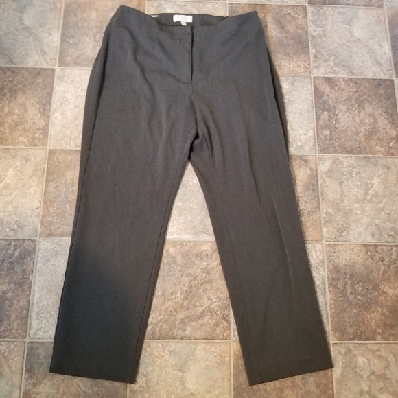 Talbots Pants - Talbots Gray Trouser Straight Leg Dress Pants